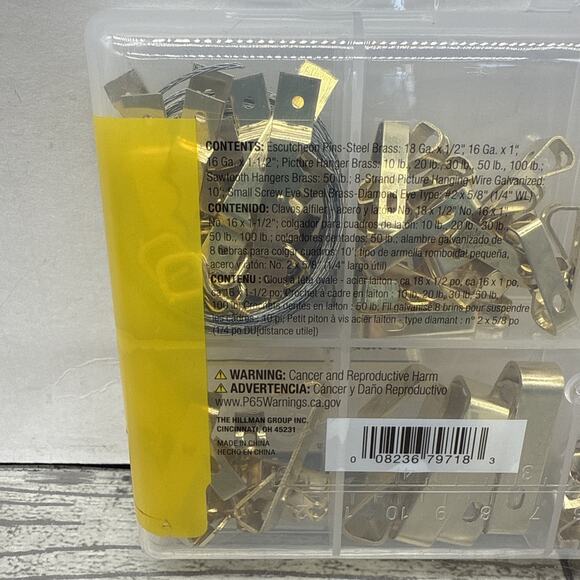 Hillman Picture Hanger Assortment: Hangers, Wire, Pins & Nails! #130251 - Picture 6 of 9